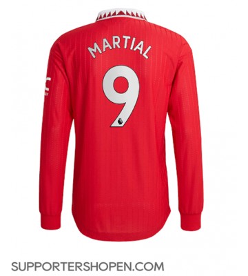 Manchester United Anthony Martial #9 Hemma Matchtröja 2022-23 Långärmad